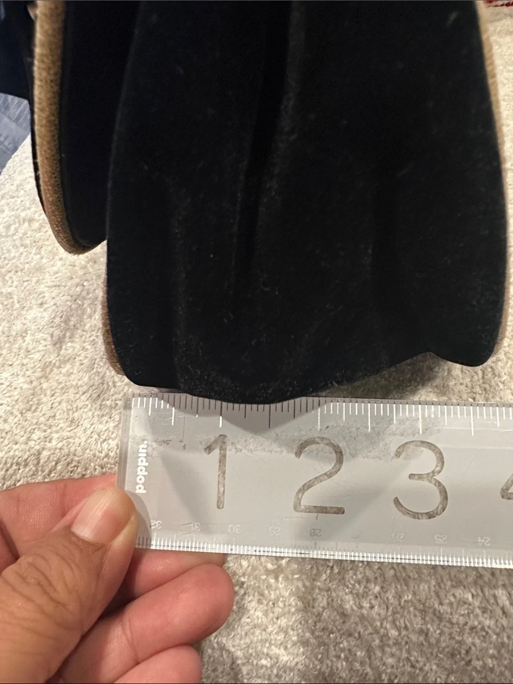 Dior Black Velvet Cosmetic Clutch with Gold Trim